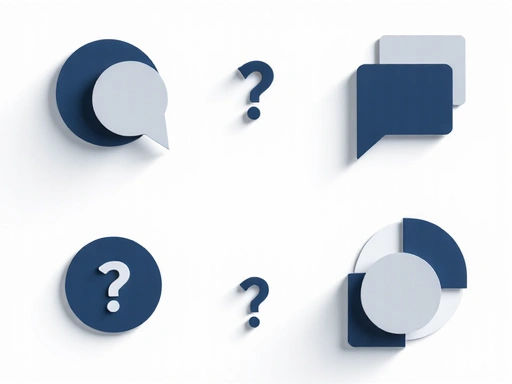 Icono de preguntas frecuentes - símbolo de interrogación abstracto